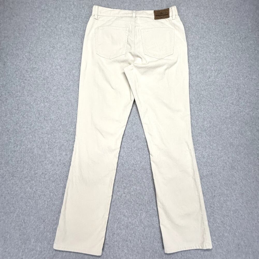 Lauren Jeans Co Ralph Lauren Corduroy Jeans Size 6 (31x31) Cream Straight Vtg HK